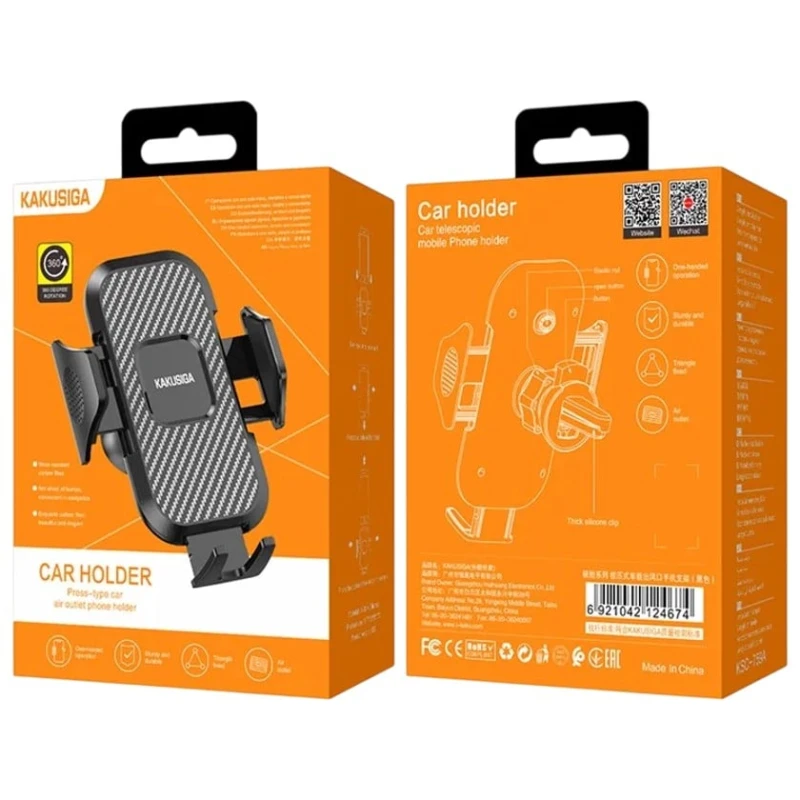 Avtomobil üçün telefon tutacağı Kakusiga KSC-759A Avtomobil üçün telefon tutacağı Kakusiga KSC-759A