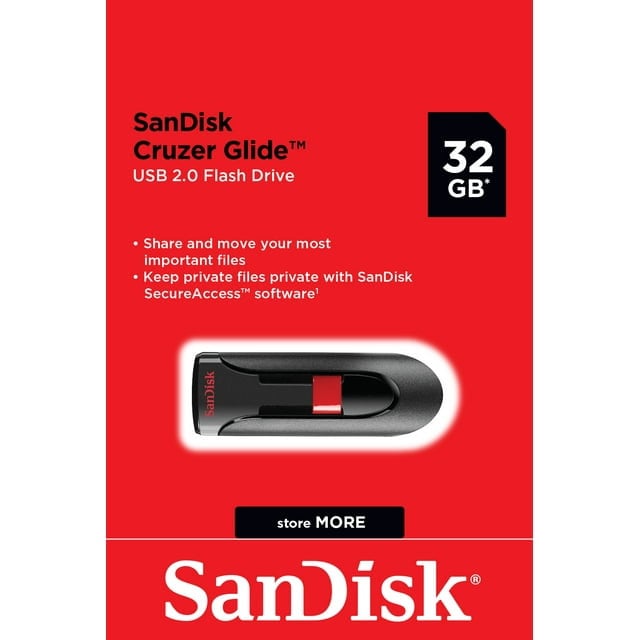 Флешка Sandisk Cruzer Glide 32GB Флешка Sandisk Cruzer Glide 32GB