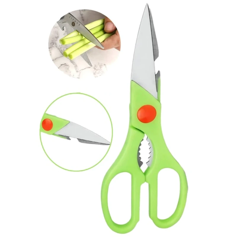 Mətbəx qayçıları, 20x8 sm, yaşıl