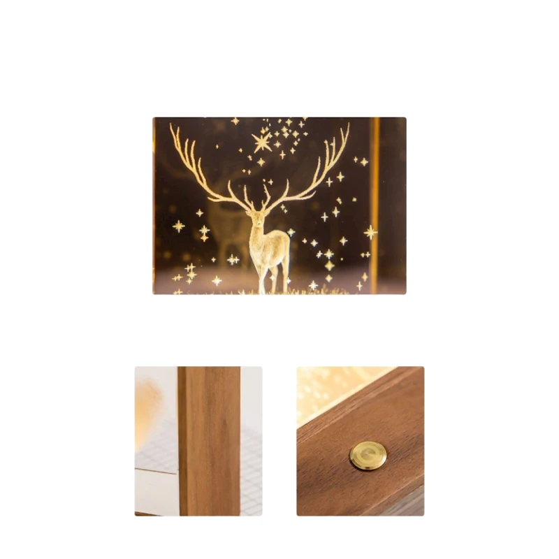 Dekorativ lampa Elk Crystal Night Light Ornament