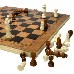Шахматы + шашки + нарды 3 в 1 No.G34, дерево, коричневый/черный, 30x30 см Шахматы + шашки + нарды 3 в 1 No.G34, дерево, коричневый/черный, 30x30 см