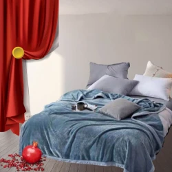 Örtük Narlı 000978, 160x230 sm, birnəfərlik, bambuk, mavi