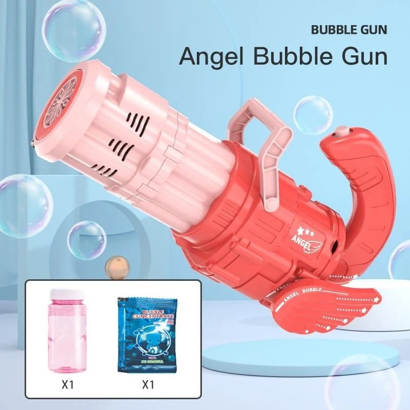 Köpük Maşını Angel Elektrik Bubble Maşın Angel-Pink01RAX İşıq və Musiqi ilə