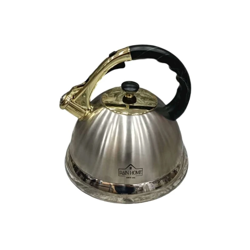 Чайник RH103, сталь, серебристый/черный, 4.5 л