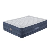 Надувная кровать BestWay 6716P, ПВХ, синяя, 152x203x51см