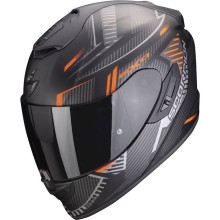 Motosiklet dəbilqəsi Scorpion EXO-1400 Evo Air Shell Matt Black-Orange L