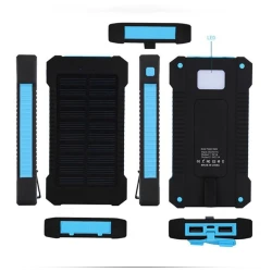 Внешний аккумулятор Solar-7 20000 mAh Black