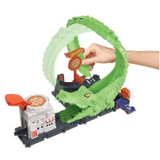 Avtotrek Hot Wheels City Nemesis Gator Pizza Shop HKX39