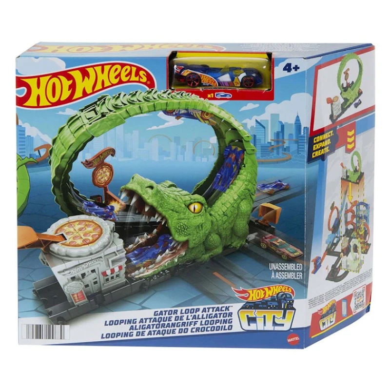 Avtotrek Hot Wheels City Nemesis Gator Pizza Shop HKX39 Avtotrek Hot Wheels City Nemesis Gator Pizza Shop HKX39