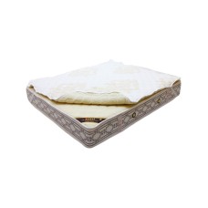 Qoruyucu döşək üzü Royal Home Tekstil Lama, 150x200 sm, dörd tərəfdən rezin, ağ