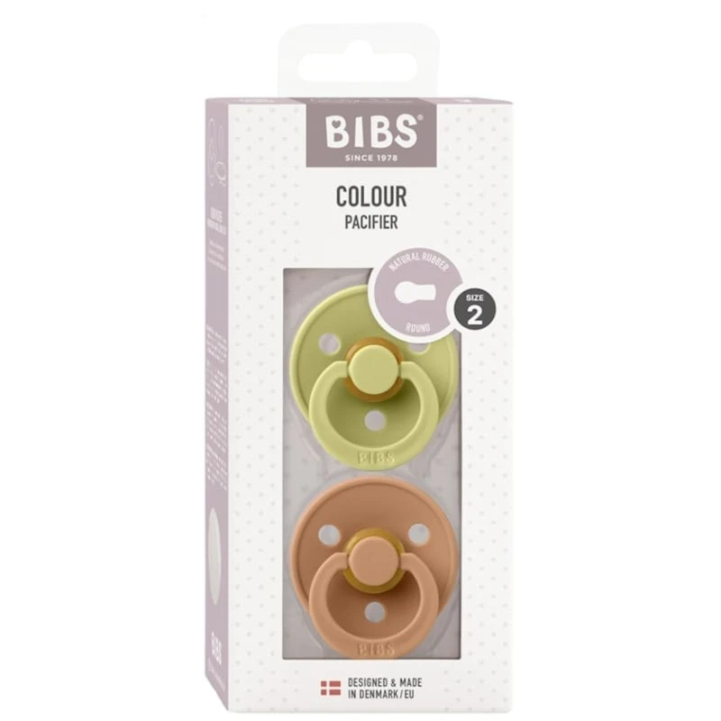 Набор пустышек BIBS Colour Meadow/Earth, 6-18 мес, 2 шт