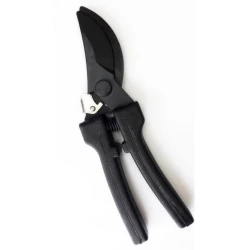 Секатор садовый Greenmill GR6208, лезвия закалённые, тефлоновое покрытие, 21 см, черный/серебристый