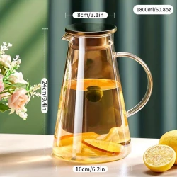 Графин Delisoga, стекло, прозрачный, 1800 мл