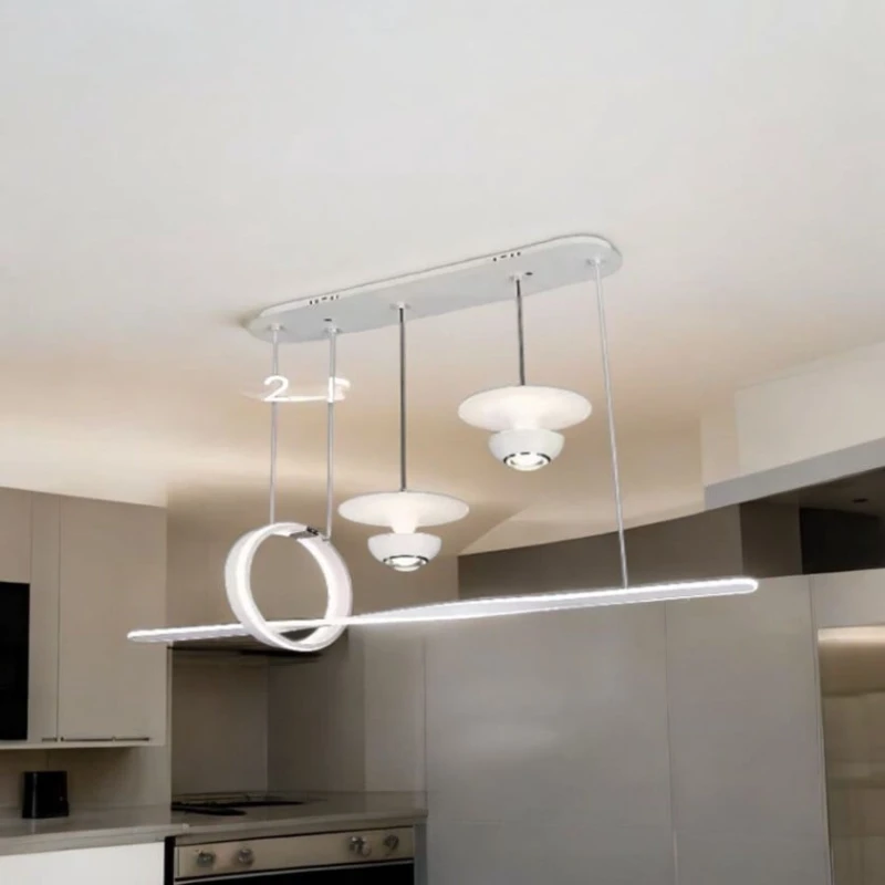 Asma çilçıraq Şəms Aydınlatma 2096, LED, qara/ağ, 40-50W