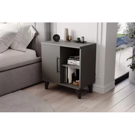 Тумба Art Mebel Art_tumba_46, ламинат, антрацит, 60x60x30 см