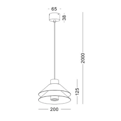 Люстра подвесная Lustore LSP405-BK Люстра подвесная Lustore LSP405-BK