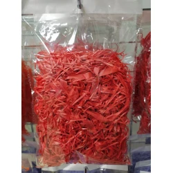 Наполнитель для подарочных коробок,малиновый,нарезанная бумага