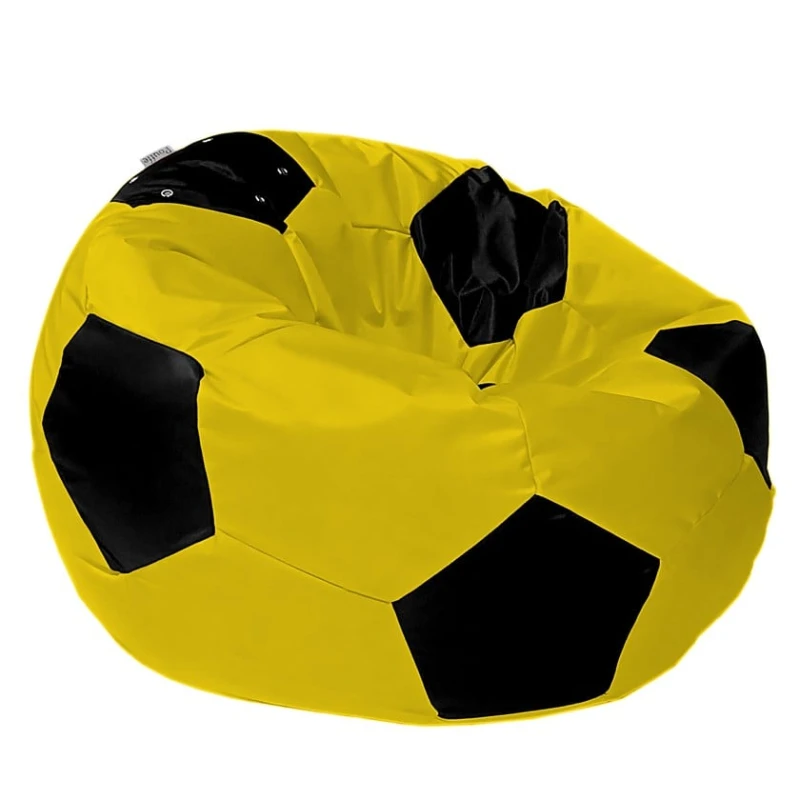 Пуфик DTOL010, жёлтый/чёрный, 70x70 см Пуфик DTOL010, жёлтый/чёрный, 70x70 см