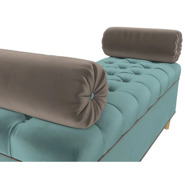 Пуфик 8, ткань, голубой, 40x35x80 см Пуфик 8, ткань, голубой, 40x35x80 см