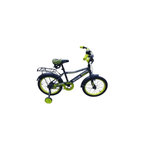 Uşaq velosipedi BB721, qara/yaşıl, 12