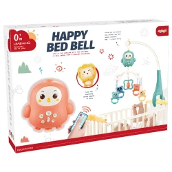 Игрушка-подвеска Happy Bed Bell, с пультом, красная, 0+ Игрушка-подвеска Happy Bed Bell, с пультом, красная, 0+