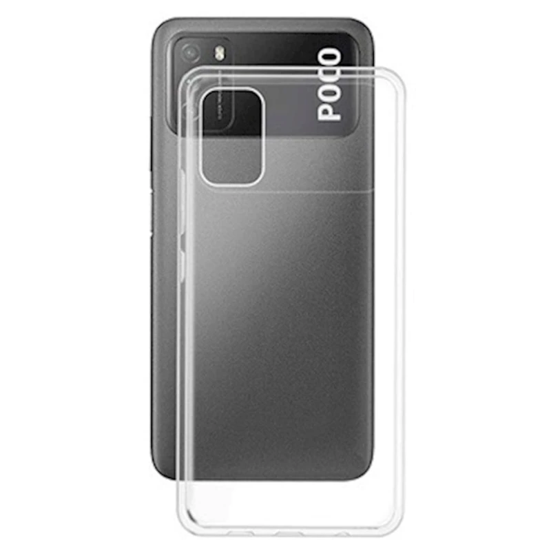 Çexol Xiaomi Poco M3 üçün, Transparent