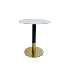 Masa Del Groups 298, MDF/metal, ağ/qara, 70x70x73 sm