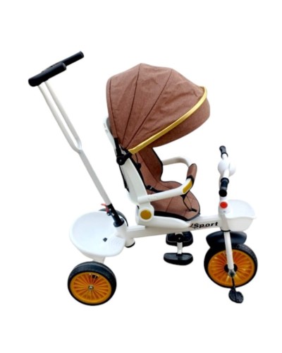 Uşaq üçün üçtəkərli velosiped Model M008 Ağ