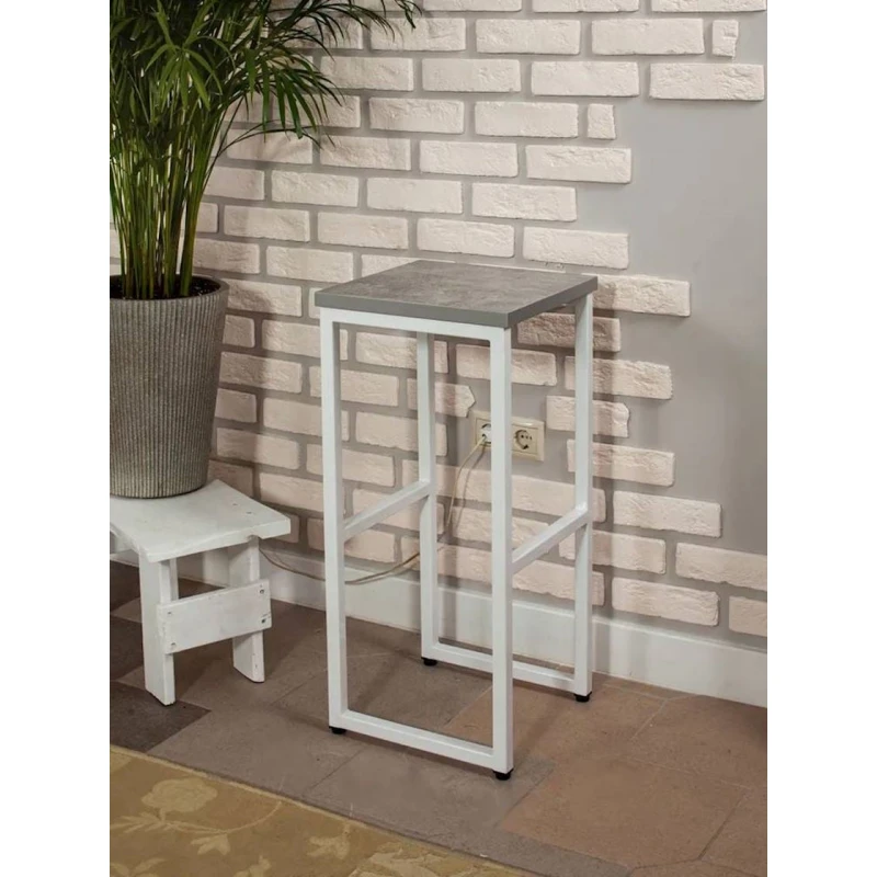 Барный стул WBeton, 75х35х35 см, серый Барный стул WBeton, 75х35х35 см, серый