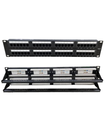 Patç panel Leo Network 1U Cat6 48 port FTP