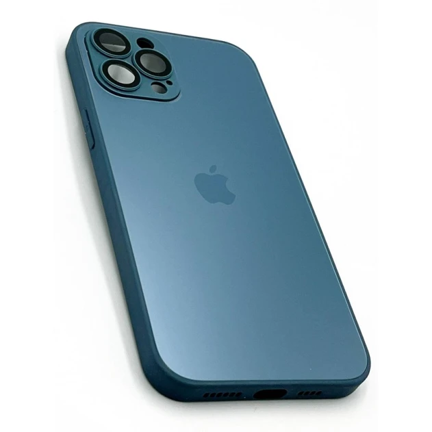 Çexol Glass Apple iPhone 12 Pro Max üçün Sea Blue