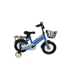 Детский велосипед BB707, черный/синий, 12