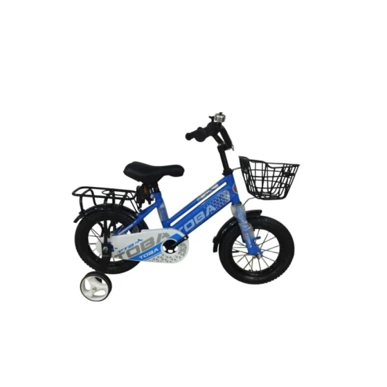 Детский велосипед BB707, черный/синий, 12