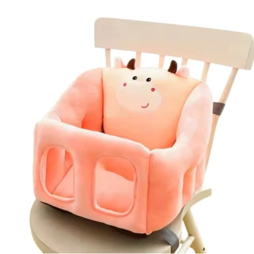 Buster-stul WS Cow, çəhrayı, peluş/pambıq, 40x40 sm Buster-stul WS Cow, çəhrayı, peluş/pambıq, 40x40 sm