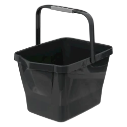 Ведро 5Five, черный, пластик, 12 л