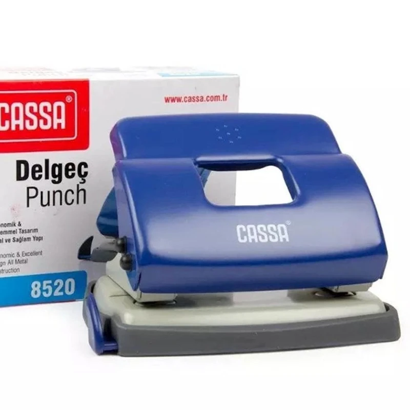 Deşikaçan Cassa C-8510, 10 vərəqə qədər, metal, göy Deşikaçan Cassa C-8510, 10 vərəqə qədər, metal, göy