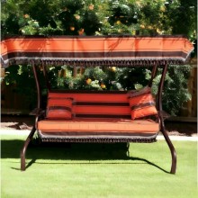 Bağ yelləncəyi VİP01, 190х65х50 sm, qırmızı