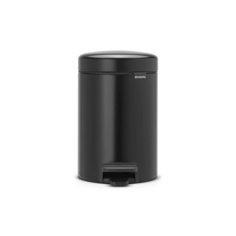 Мусорное ведро Brabantia NewIcon, 26.4x23.5x16.8 см, сталь, 3 л, черное Мусорное ведро Brabantia NewIcon, 26.4x23.5x16.8 см, сталь, 3 л, черное