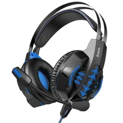Наушники-гарнитура Hoco W102 Cool Tour Gaming Blue