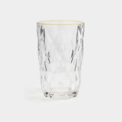 Stəkan dəsti, şüşə, şəffaf, 330 ml, 6 əd