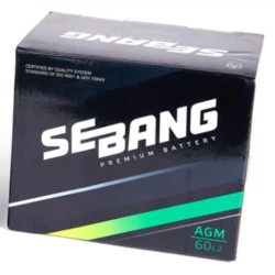 Автомобильный аккумулятор Sebang AGM 60 L2
