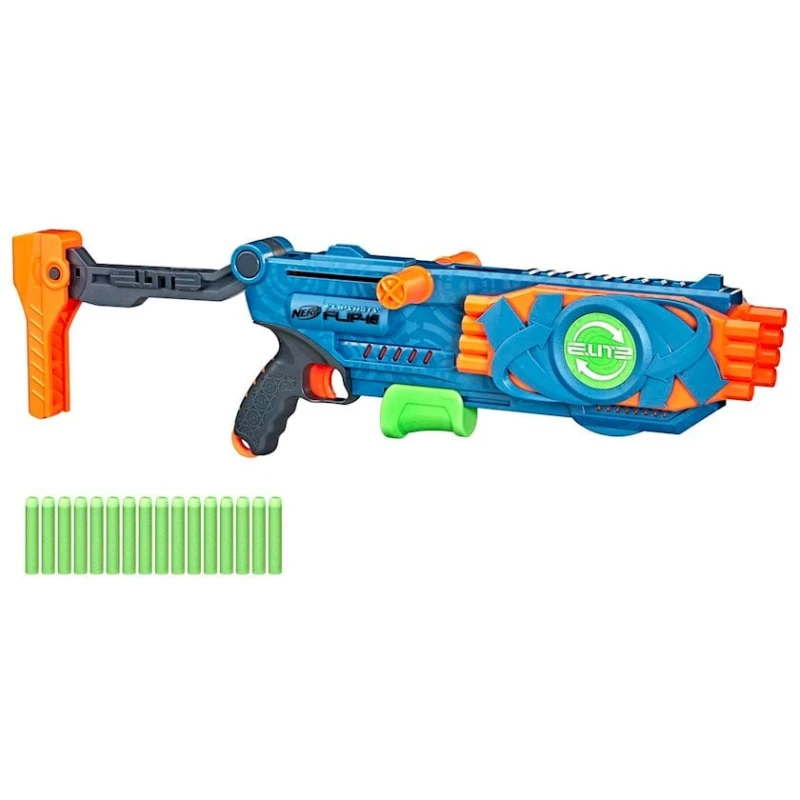 Бластер Nerf Elite Flip 16 - 2.0 F2551, голубой