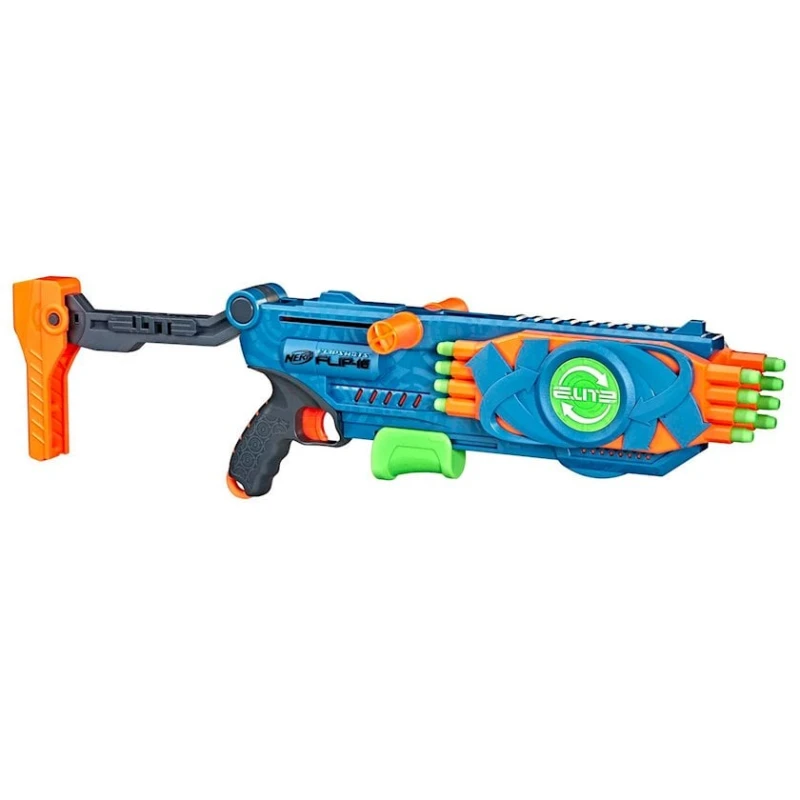 Бластер Nerf Elite Flip 16 - 2.0 F2551, голубой