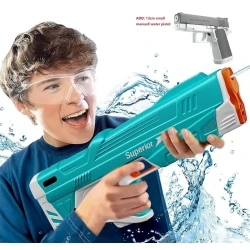 Игрушечный бластер Electric Water Gun Superior, голубой Игрушечный бластер Electric Water Gun Superior, голубой