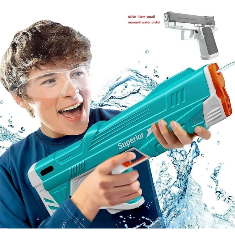 Игрушечный бластер Electric Water Gun Superior, голубой Игрушечный бластер Electric Water Gun Superior, голубой