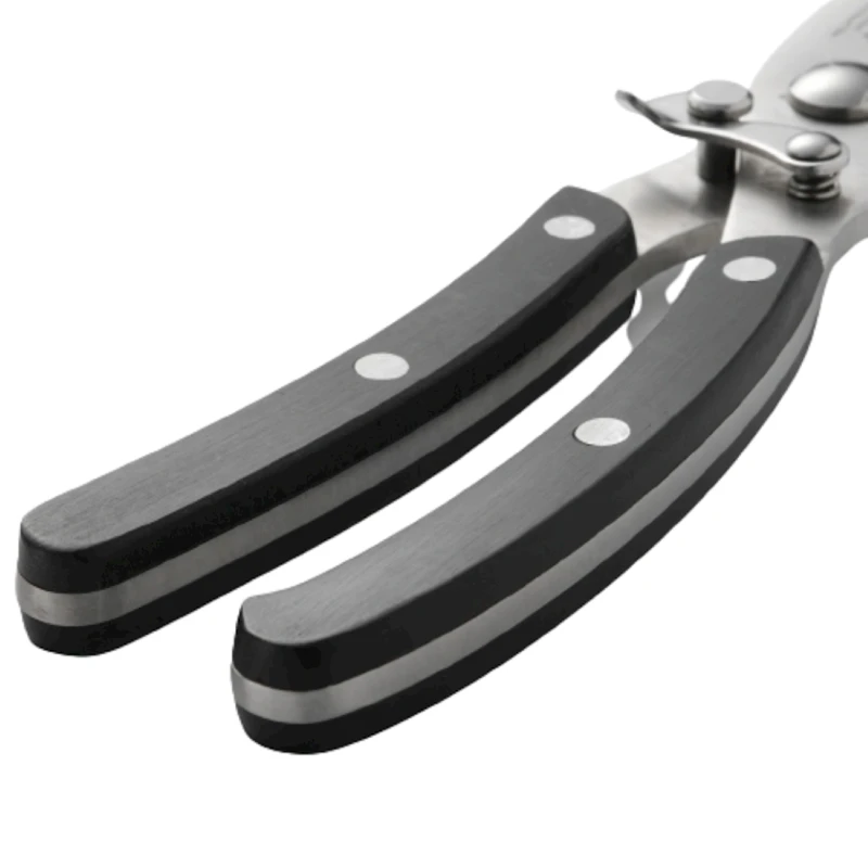 Кухонные ножницы для птицы и рыбы IKEA Prestera, 1 шт, 24.5 см, нержавеющая сталь, черные