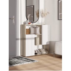 Komod ev_12116119, laminat, ağ, 90x25x91 sm