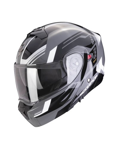 Motosikl dəbilqəsi Scorpion EXO-930 Evo Sikon Grey/Black/White, ölçü M