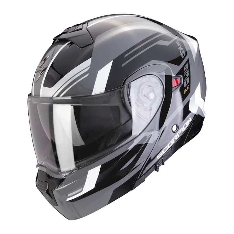 Motosikl dəbilqəsi Scorpion EXO-930 Evo Sikon Grey/Black/White, ölçü M