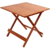 Складной стол, 60х60х50 см, бамбук, коричневый Складной стол, 60х60х50 см, бамбук, коричневый